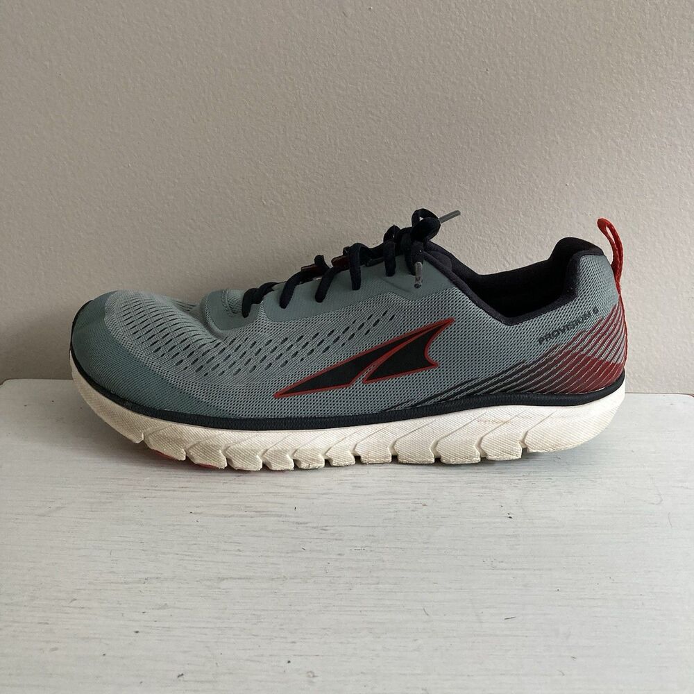 Altra Provision 5 Mens Road Running Shoes Grey/ Red Size 12.5 Adaptive Arch - Picture 6 of 13